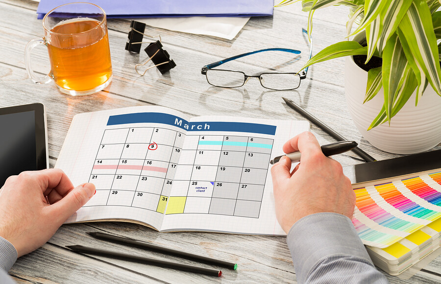 Calendar Events Plan Planner