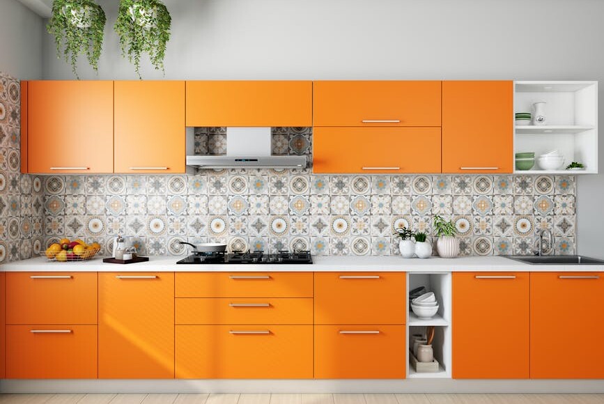 Kitchen cabinet color options at Las vegas remodel