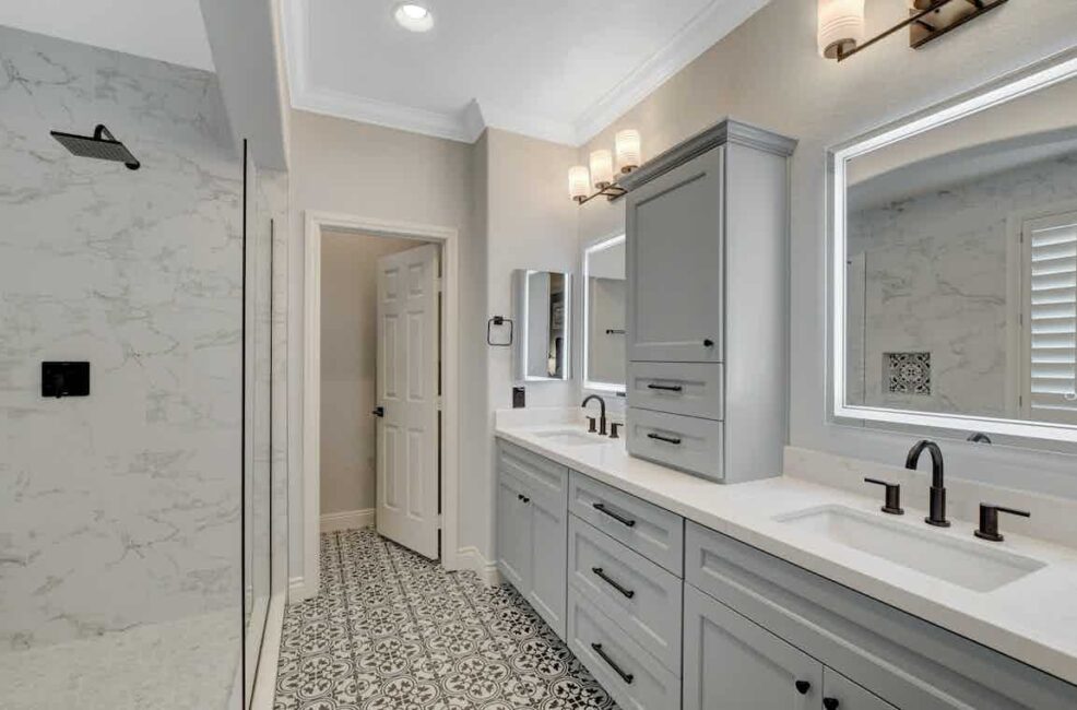 Cashmere Mist Bathroom Remodel